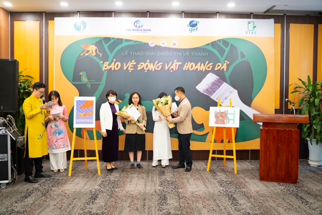 Lễ trao giải Cuộc thi vẽ tranh về "Bảo vệ động vật hoang dã" năm 2021