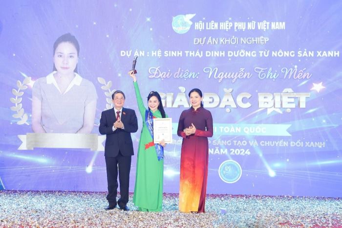 Lễ trao giải Chung kết toàn quốc Cuộc thi “Phụ nữ khởi nghiệp sáng tạo và chuyển đổi xanh”