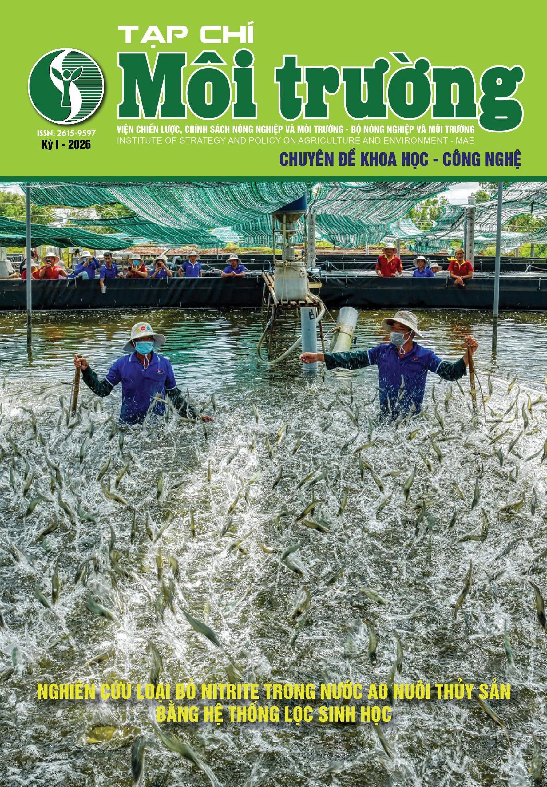 Tạp chí Môi trường, Tập 28 (2026), Kỳ I