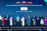 Nestlé Việt Nam được vinh danh tại Giải thưởng Rồng Vàng lần thứ 25 về phát triển chuỗi giá trị nông nghiệp bền vững