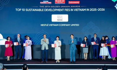 Nestlé Việt Nam được vinh danh tại Giải thưởng Rồng Vàng lần thứ 25 về phát triển chuỗi giá trị nông nghiệp bền vững