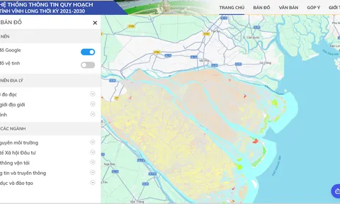 Thiết kế hệ thống thông tin quy hoạch ứng dụng công nghệ gis phục vụ chuyển đổi số tại tỉnh Vĩnh Long