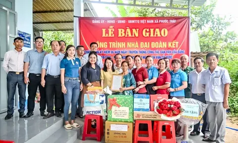 Công ty CPHH Vedan Việt Nam trao tặng nhà Đại đoàn kết tại Thành phố Đồng Nai