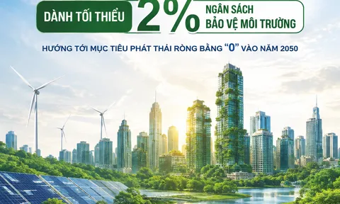 Việt Nam bước vào kỷ nguyên phát triển xanh: Dành tối thiểu 2% ngân sách cho bảo vệ môi trường