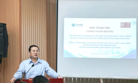Tham vấn kỹ thuật về kết quả phân tích dòng vật chất đối với ngành nhựa, thép, xi măng và gợi ý chính sách cho phát triển kinh tế tuần hoàn tại Việt Nam