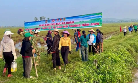 Nghệ An phát động phong trào làm thủy lợi, chủ động phòng, chống thiên tai và bảo vệ môi trường