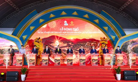 Động thổ tổ hợp dự án cáp treo kết hợp du lịch văn hóa lịch sử Điện Biên Phủ