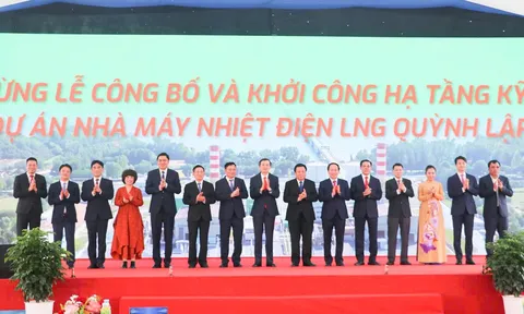 Nghệ An: Lễ công bố và khởi công hạ tầng kỹ thuật Dự án Nhà máy Nhiệt điện LNG Quỳnh Lập