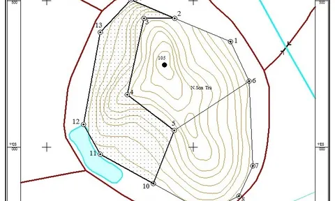 Geological characteristics of Son Tra mountain, An Giang, Vietnam