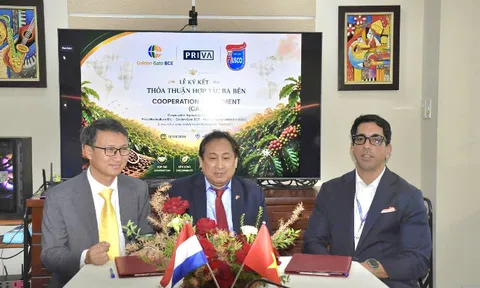 Thỏa thuận hợp tác triển khai thí điểm mô hình tưới tiêu và bón phân chính xác phục vụ sản xuất cà phê bền vững tại Việt Nam