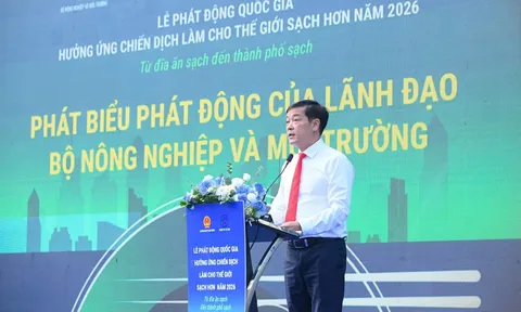 Lễ phát động hưởng ứng Chiến dịch Làm cho thế giới sạch hơn năm 2026: Giảm lãng phí thực phẩm, thay đổi cách nhìn về chất thải